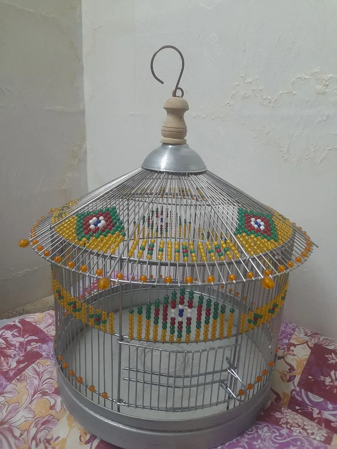 قفس طرقه قفس دست بافت سهره|لوازم جانبی حیوانات|فردیس, ثابتی|دیوار