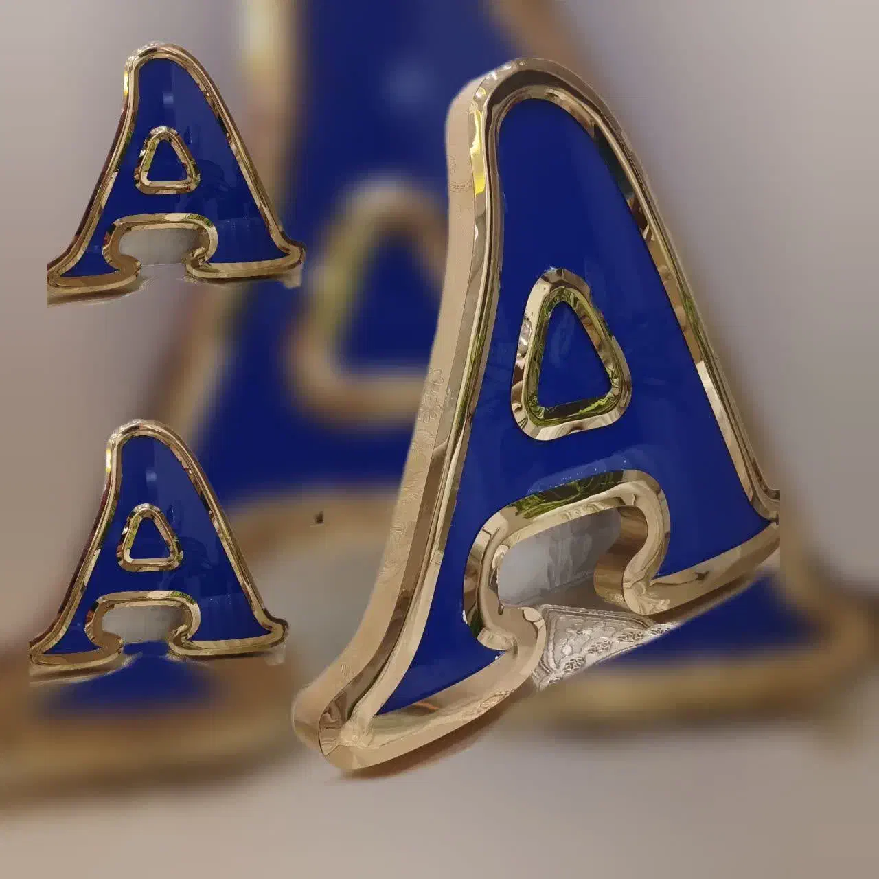 تابلو استیل۳بعدی چلنیوم تابلوسازی تابلو ساز برجسته|خدمات پیشه و مهارت|همدان, |دیوار