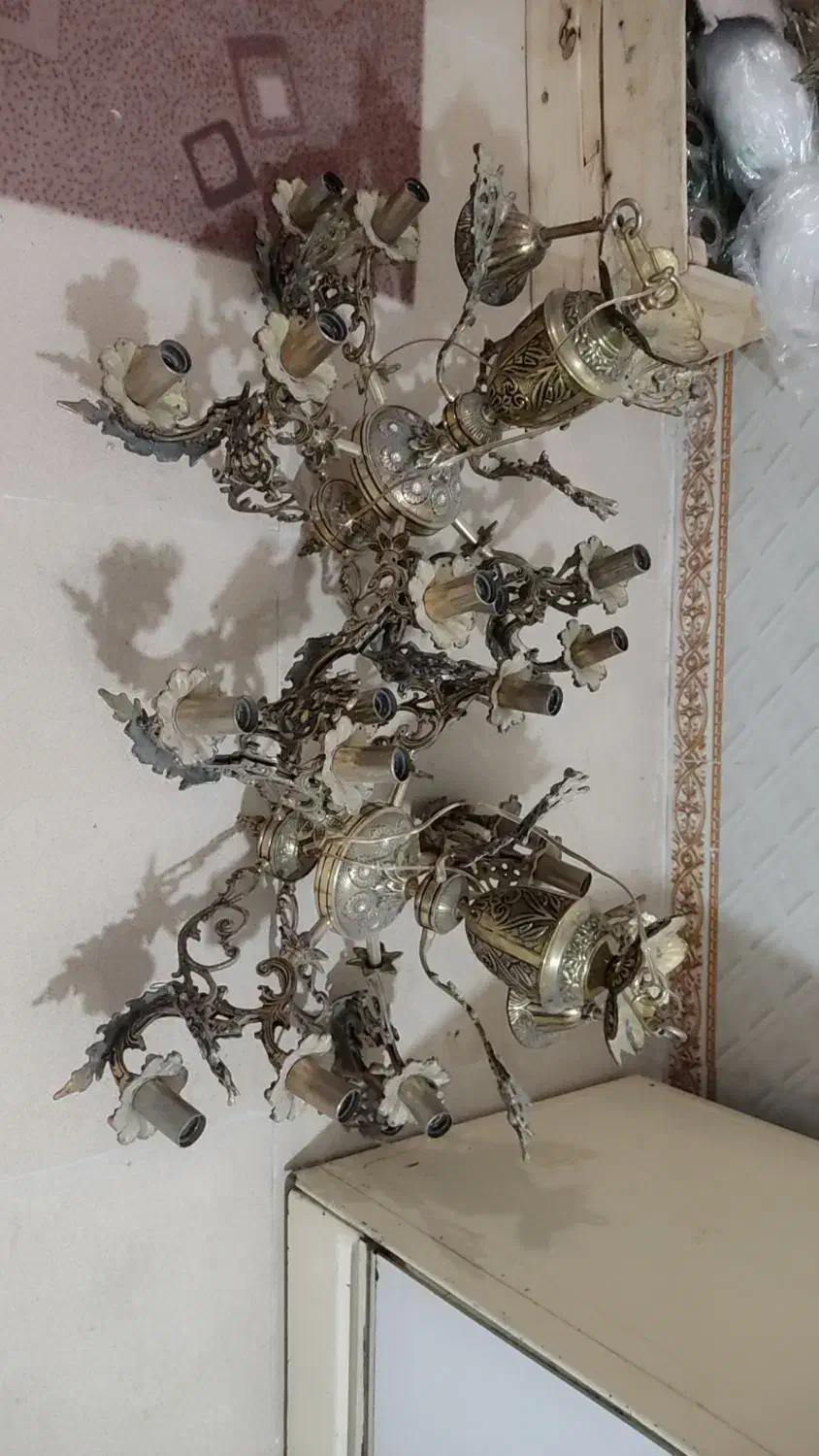 لوستر نو|لوستر و چراغ آویز|خرم‌آباد, |دیوار