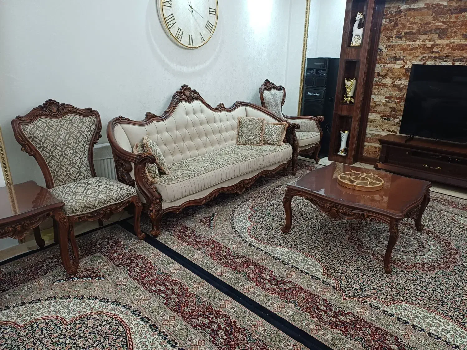 مبلمان استیل ۹نفره کاملا نو|مبلمان خانگی و میز عسلی|تهران, بوستان ولایت|دیوار