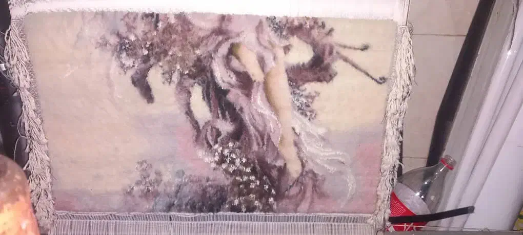 تابلوفرش دستباف نخ وابریشم|تابلو فرش|شیراز, پانصد دستگاه ارتش|دیوار