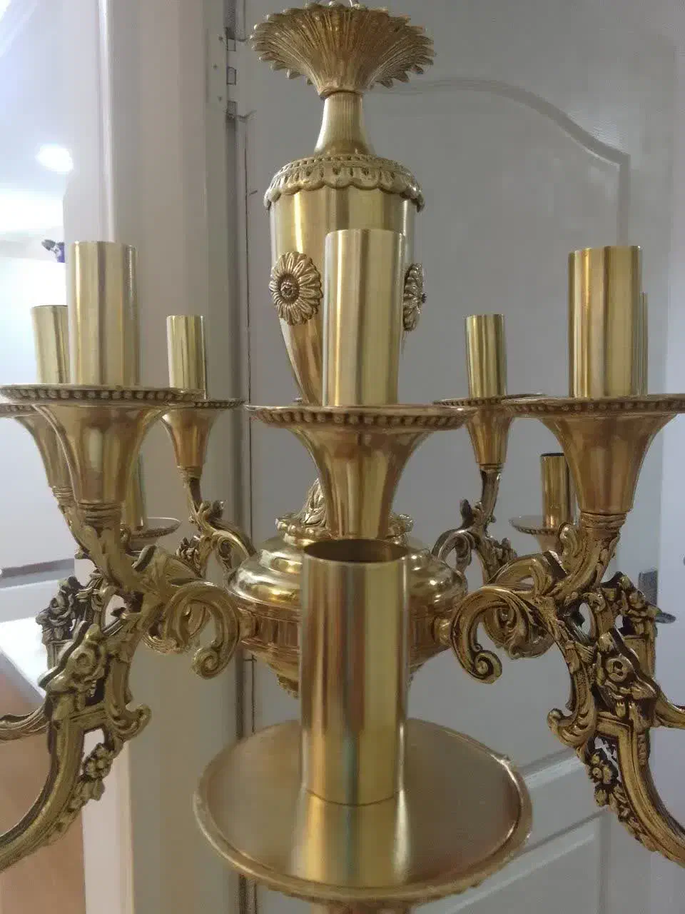 لوستر برنجی|لوستر و چراغ آویز|کرج, کرج نو|دیوار