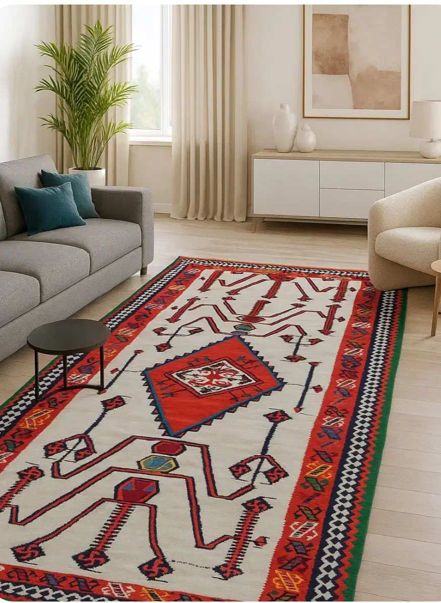 گلیم دست بافت|گلیم، جاجیم، گبه|قشم, |دیوار