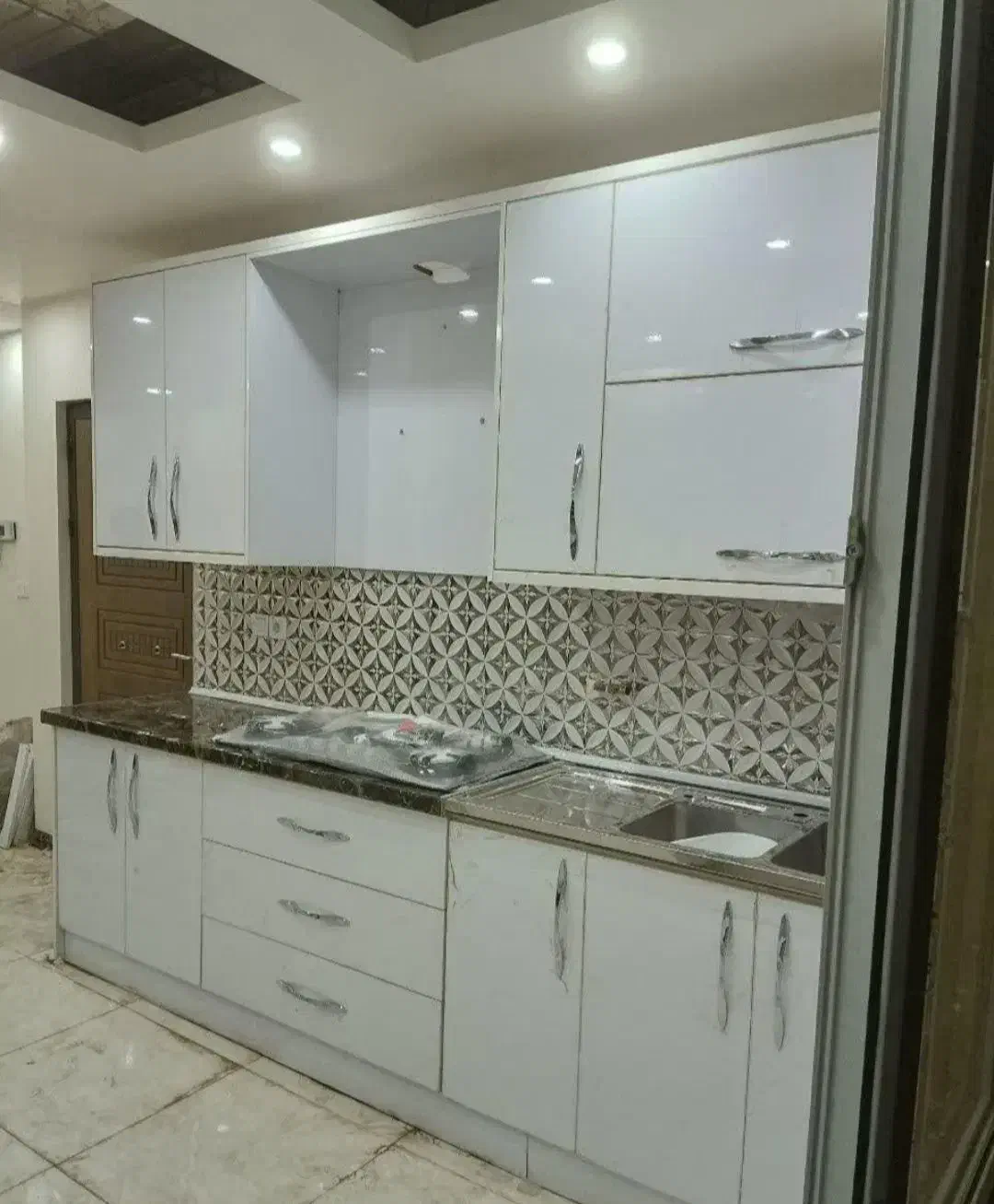 کابینت دو رنگ جدید کد n850|مصالح و تجهیزات ساختمان|رشت, پیرکلاچای|دیوار