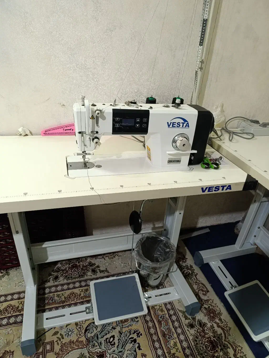 دوعد چرخ صنعتی راسته دوز وپنج نخ|چرخ خیاطی و ریسندگی|مشهد, جلالیه|دیوار