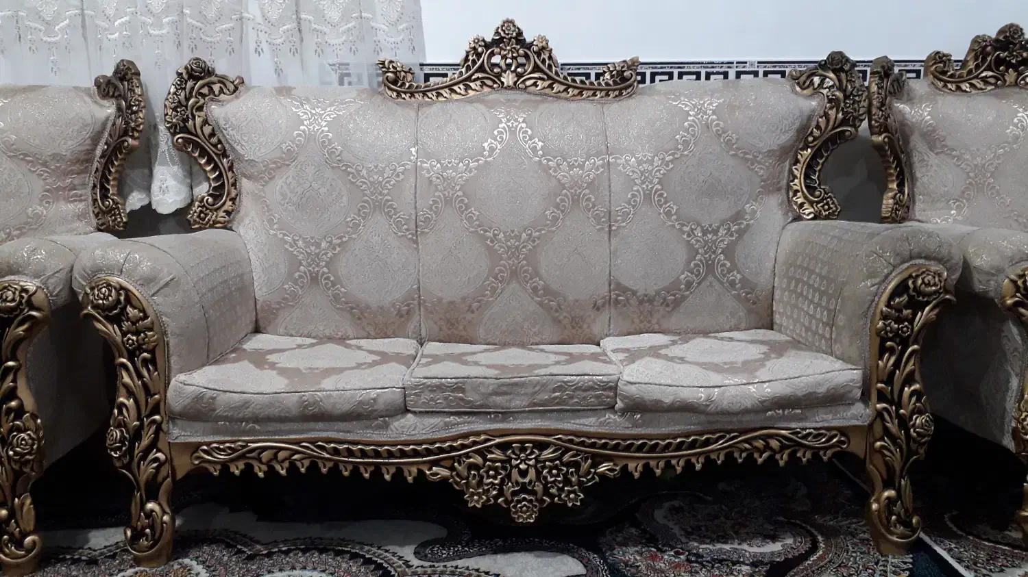 مبل کلاسیک ۸ نفره، نیازمند تعمیر|مبلمان خانگی و میز عسلی|خرمدره, |دیوار