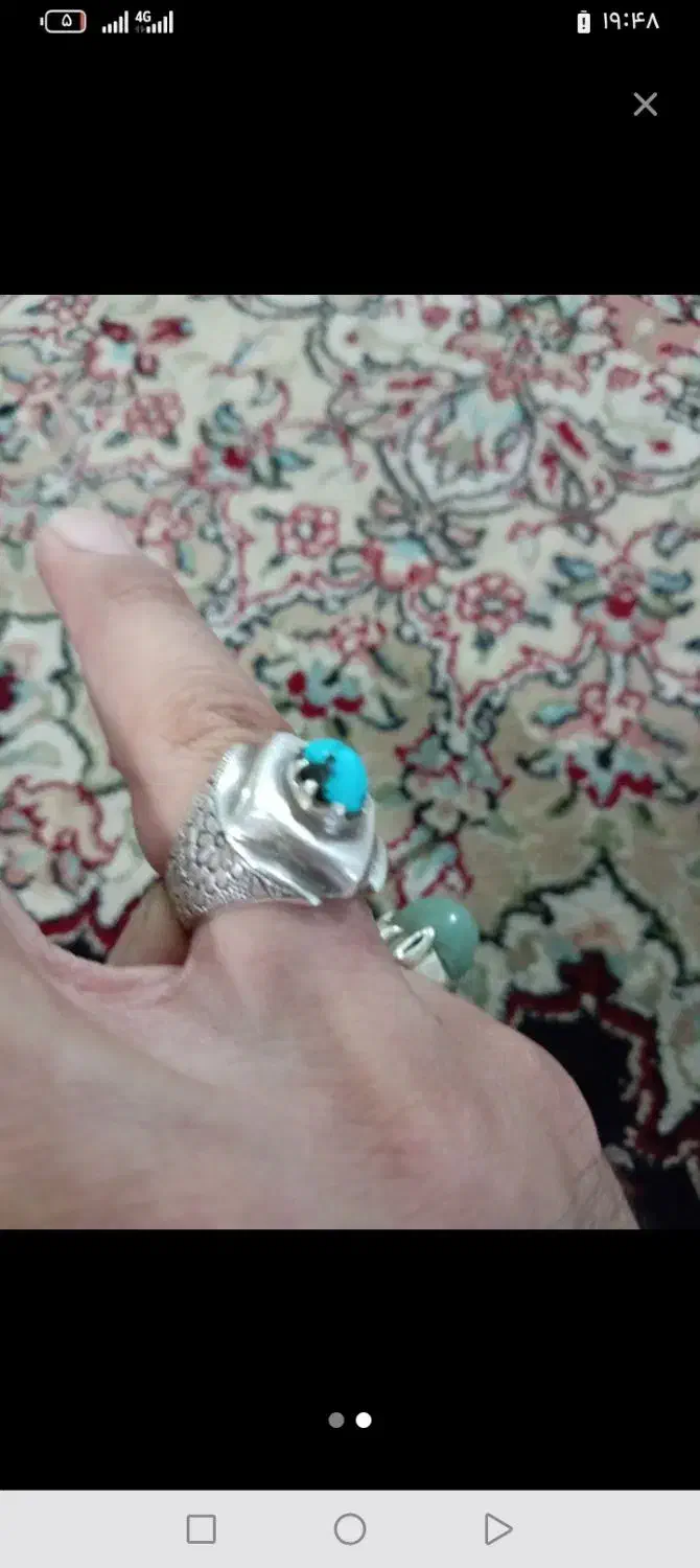 انگشتر نقره مردانه|جواهرات|قوچان, |دیوار