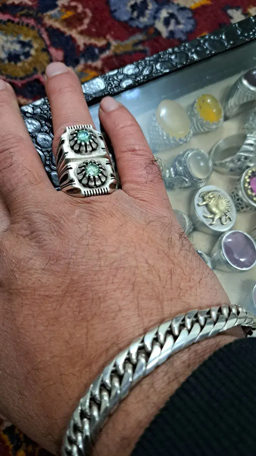 انگشتر موزانایت شیک|جواهرات|تهران, جوادیه|دیوار