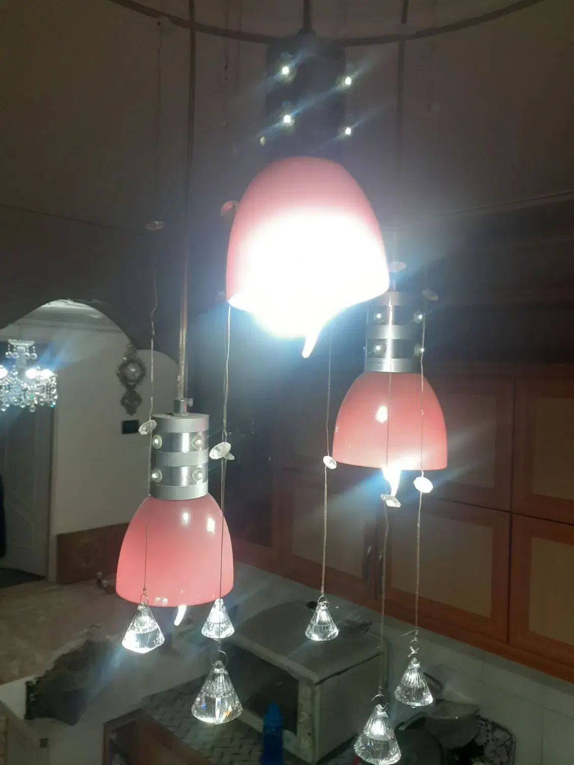 لوستر سه شاخه|لوستر و چراغ آویز|ملایر, |دیوار