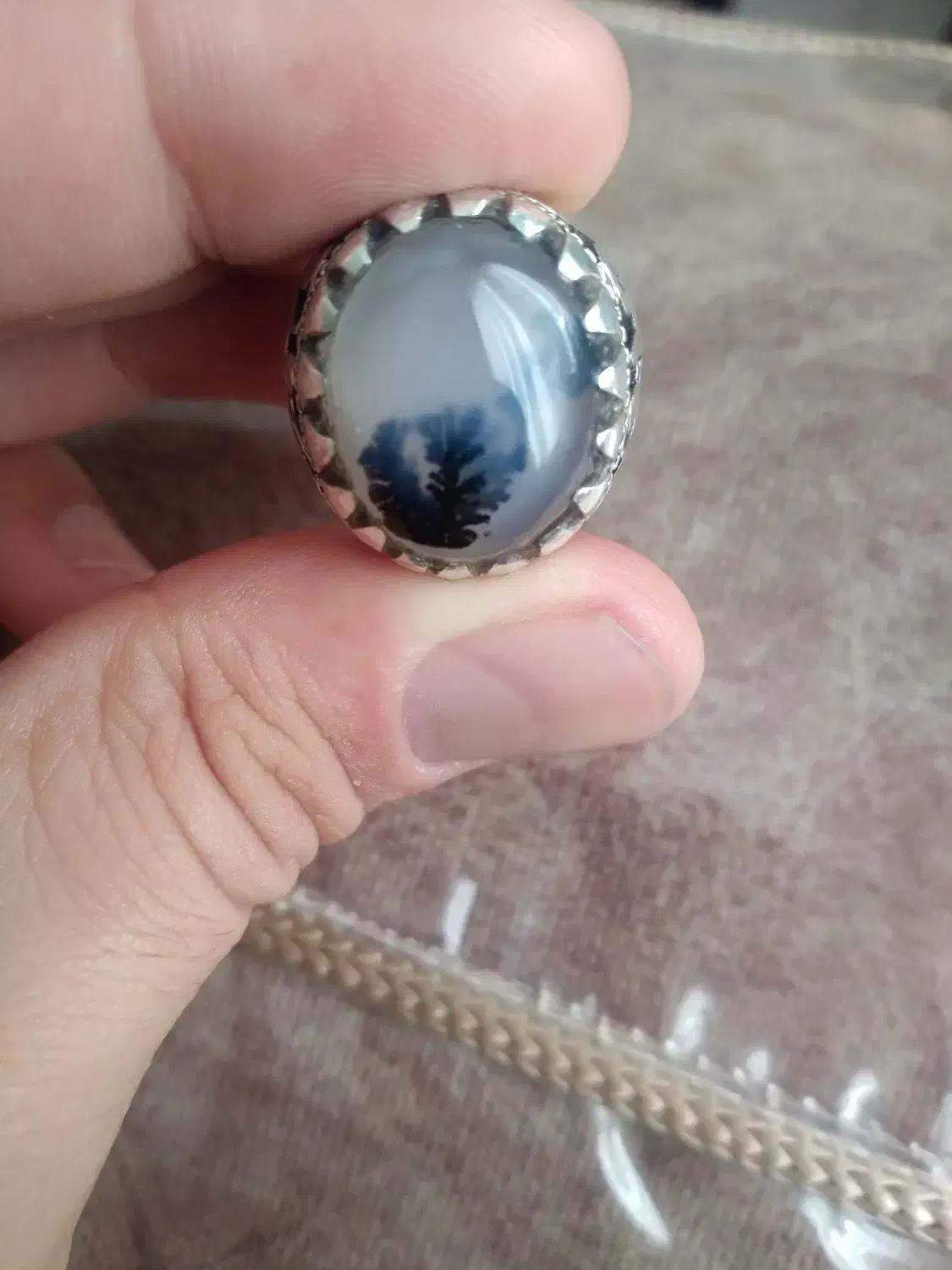 انگشترشجرطبیعی باوزن ۱۹گرم|جواهرات|ملایر, |دیوار