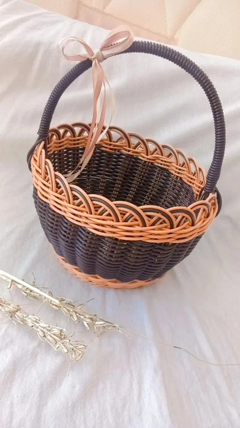 انواع سبدهای حصیری دست باف|صنایع دستی و سایر لوازم تزئینی|خمینی‌شهر, |دیوار