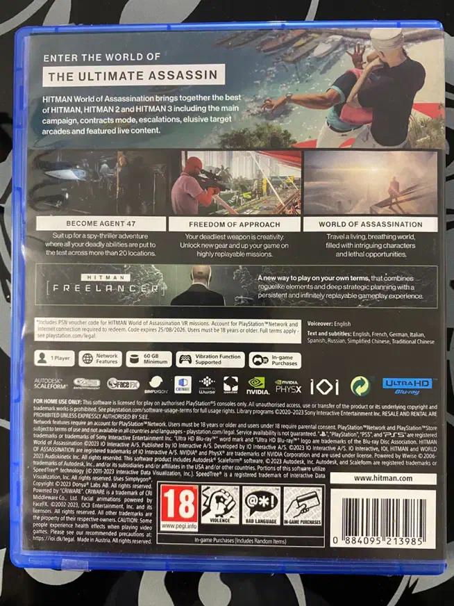 دیسک مجموعه کامل Hitman 1 و2 و3 هیتمن در حد نو ps5|کنسول، بازی ویدئویی و آنلاین|تهران, شهید فکوری|دیوار