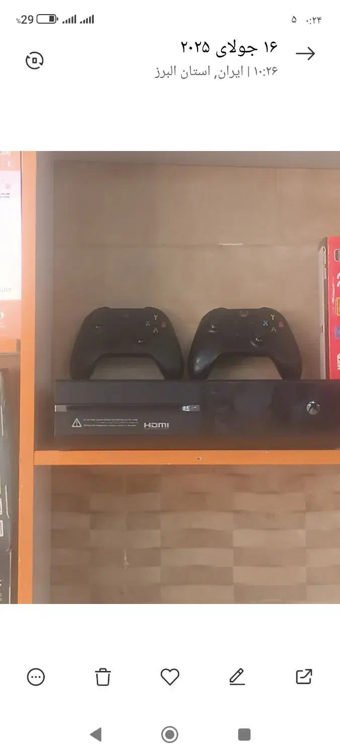 ایکس باکس وان دو دسته در حده نو|کنسول، بازی ویدئویی و آنلاین|ماهدشت, |دیوار