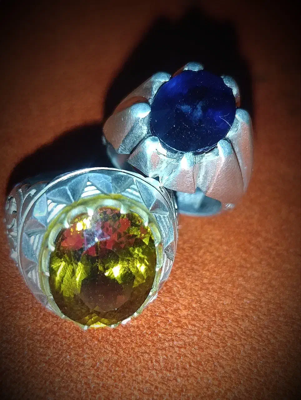 انگشتر الکساندریت و یاقوت کبود|جواهرات|زاهدان, |دیوار