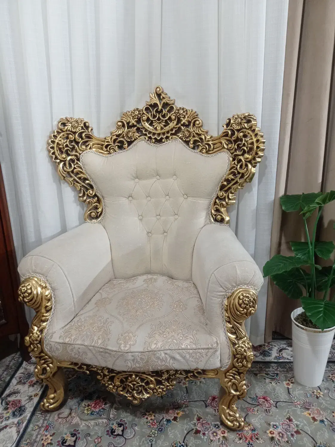 مبل سلطنتی|مبلمان خانگی و میز عسلی|ورامین, ورامین|دیوار