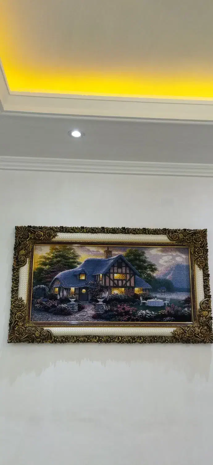 تابلو باطرح زیبا|تابلو فرش|بهارستان, |دیوار