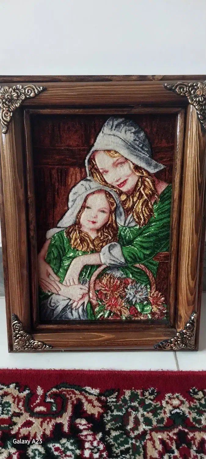 تابلوفرش دست بافت|تابلو فرش|ماهان, |دیوار