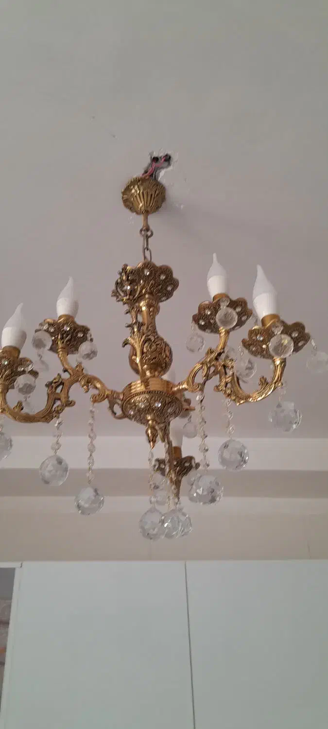 لوستر برنژ|لوستر و چراغ آویز|کرمانشاه, |دیوار