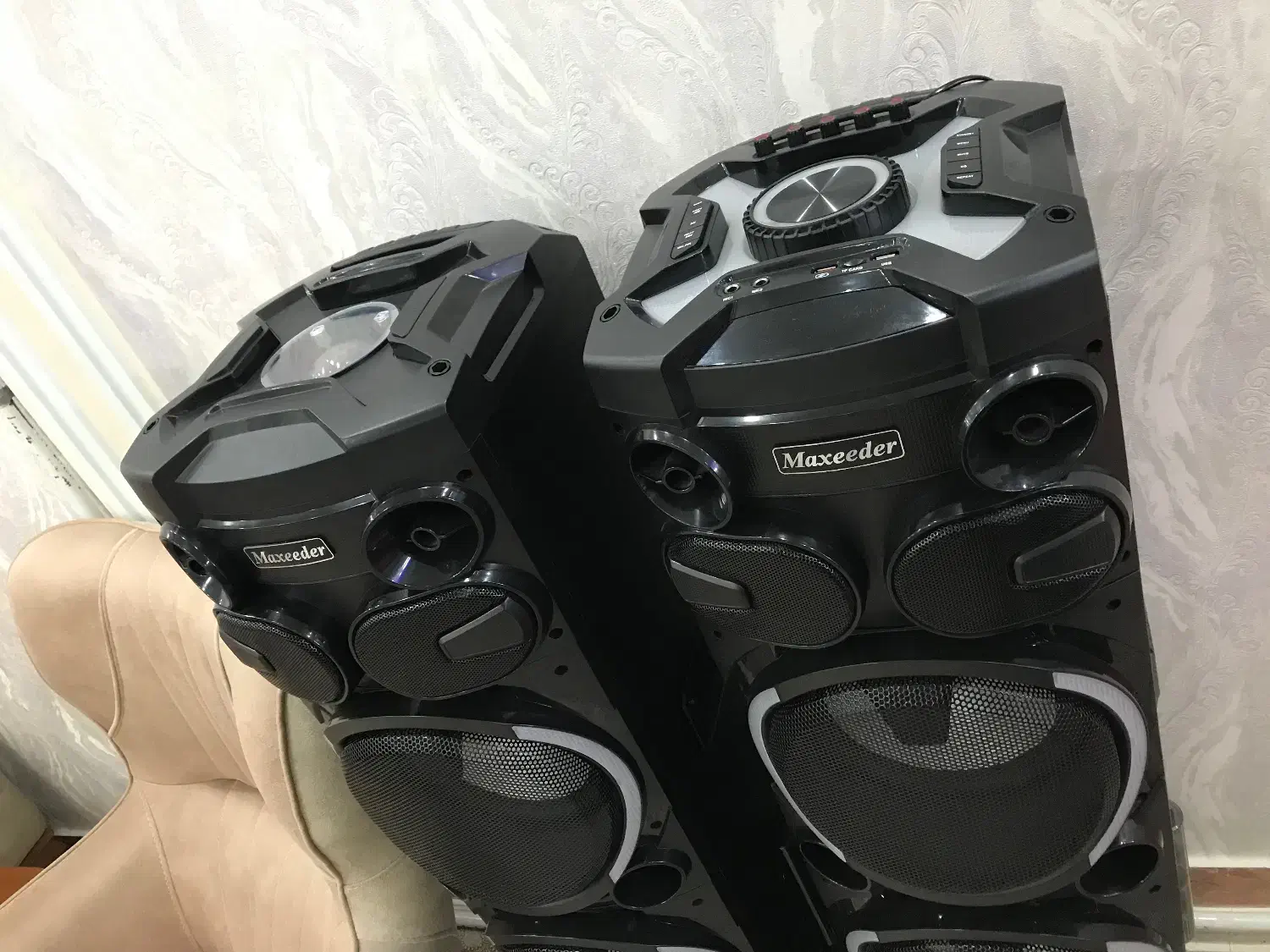 اسپیکر مکسیدر دوقلو دیجی دار نو داخل کارتن|سیستم صوتی خانگی|اسلامشهر, باغ فیض|دیوار