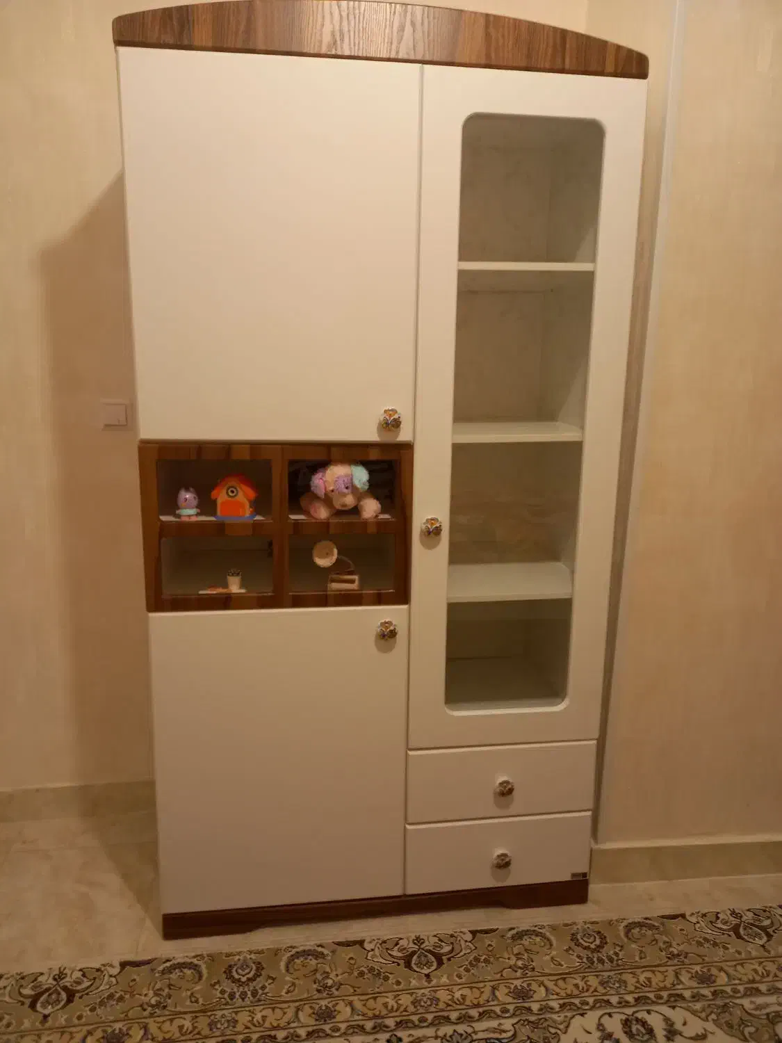 کمد اتاق کودک شرکتی آوند و بوفه چوبی|تخت و سرویس خواب|ارومیه, |دیوار