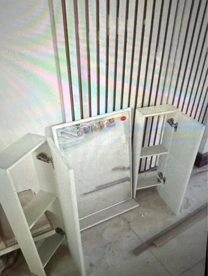 ایینه روشویی طبقه ایی|لوازم سرویس بهداشتی|بومهن, |دیوار