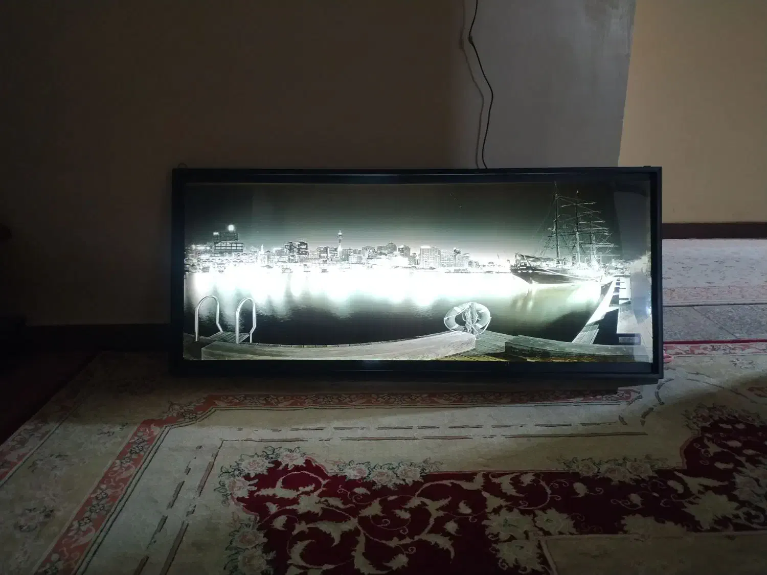 تابلو چراغ دار زیبا|تابلو، نقاشی، عکس|اهواز, شهرک نفت|دیوار