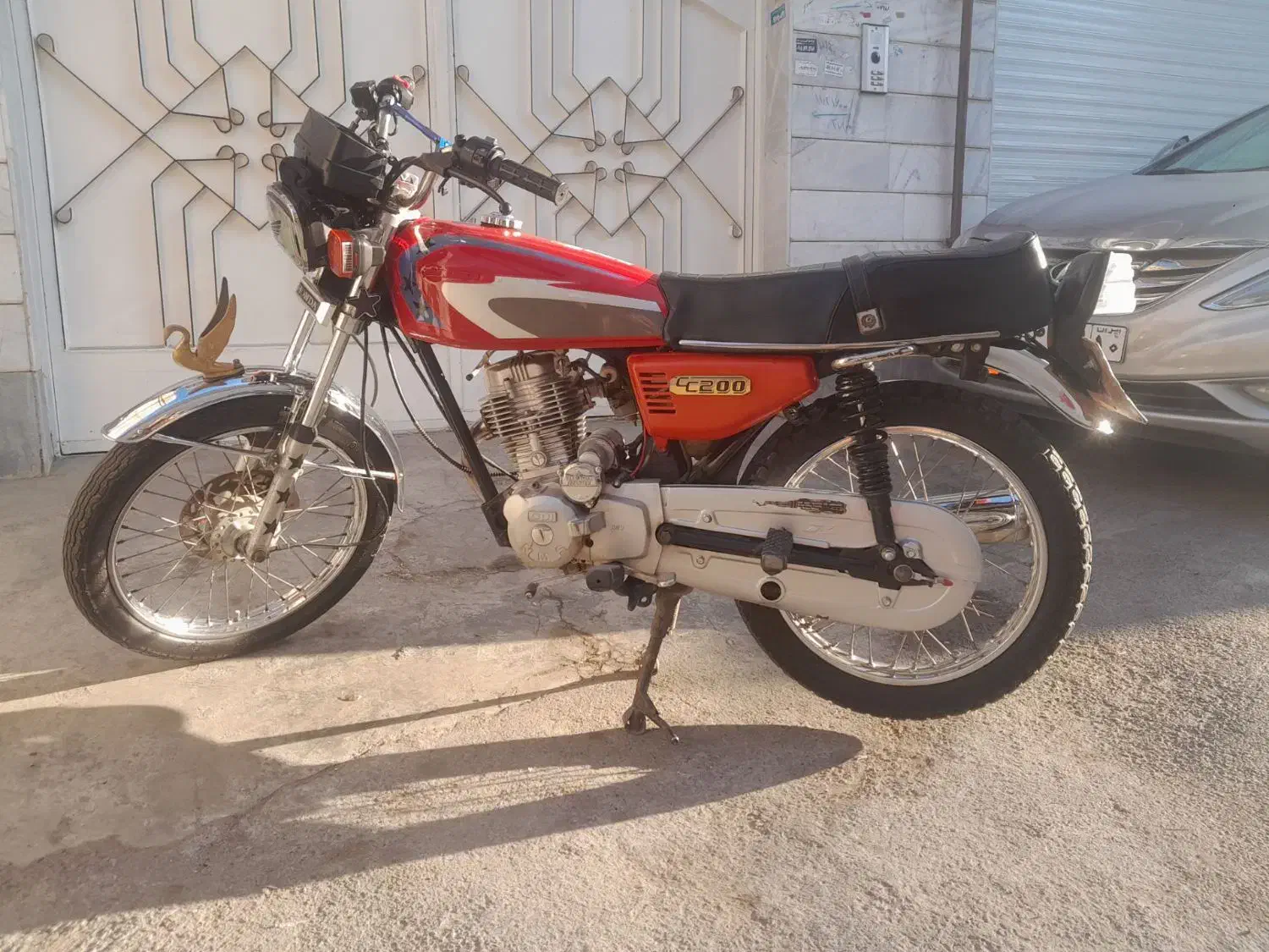 موتور 200 مدل 90مدارک کامل با کارت سوخت|موتورسیکلت|آق قلا, |دیوار