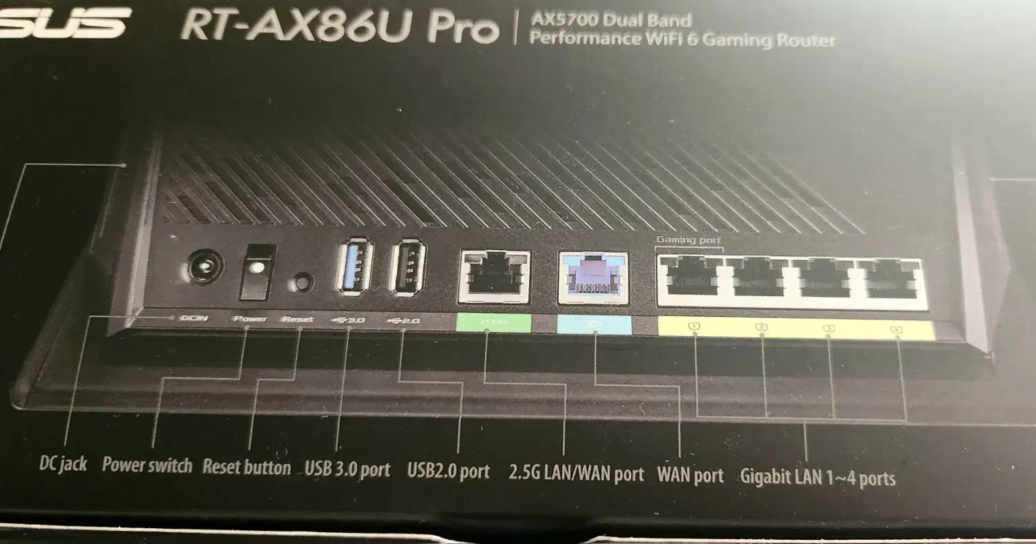 فروش روتر ASUS RT-AX86U PRO|مودم و تجهیزات شبکه|ساری, |دیوار