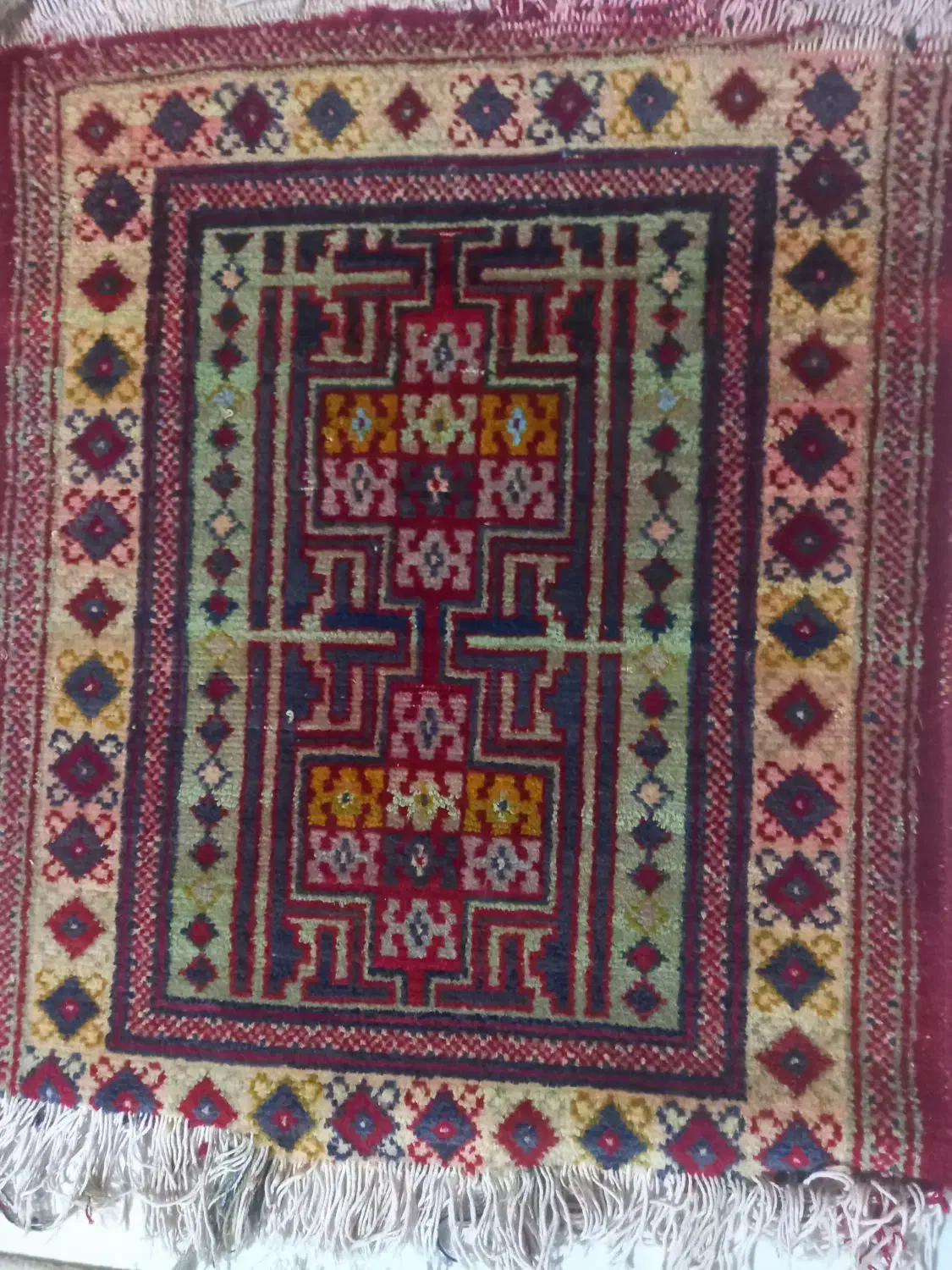 قالی دست بافت قدیمی|فرش|نسیمشهر, |دیوار