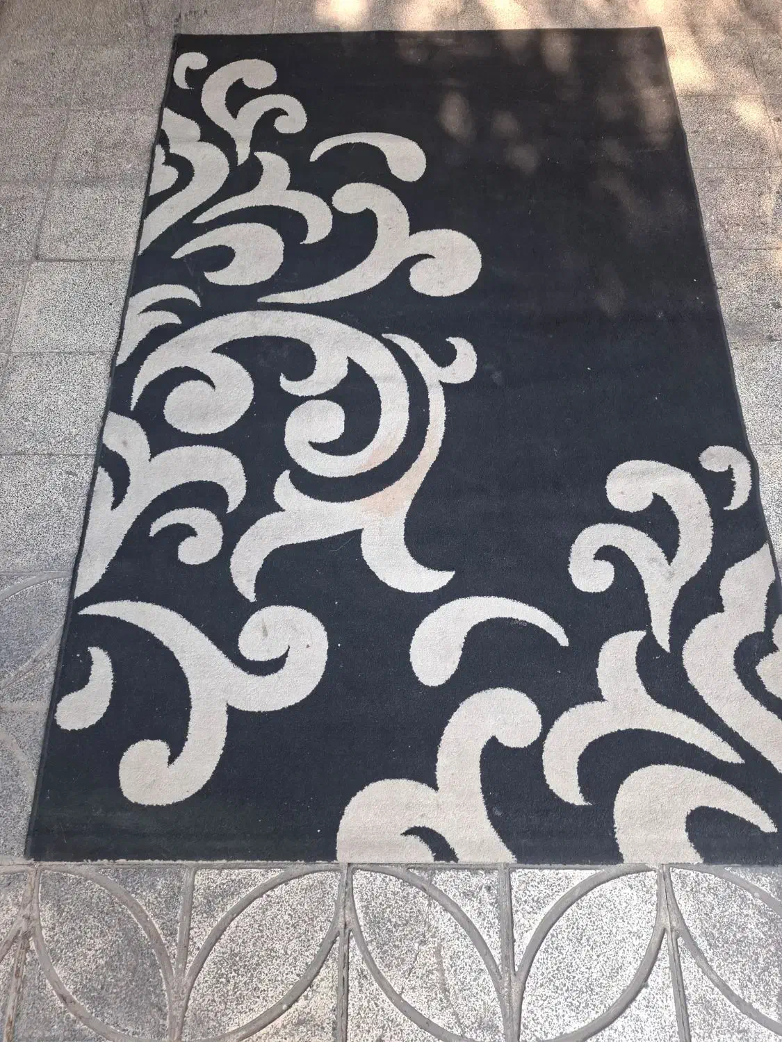 یک تخته فرش چهار متری ترک کارکرده|فرش|ری, فیروزآبادی|دیوار