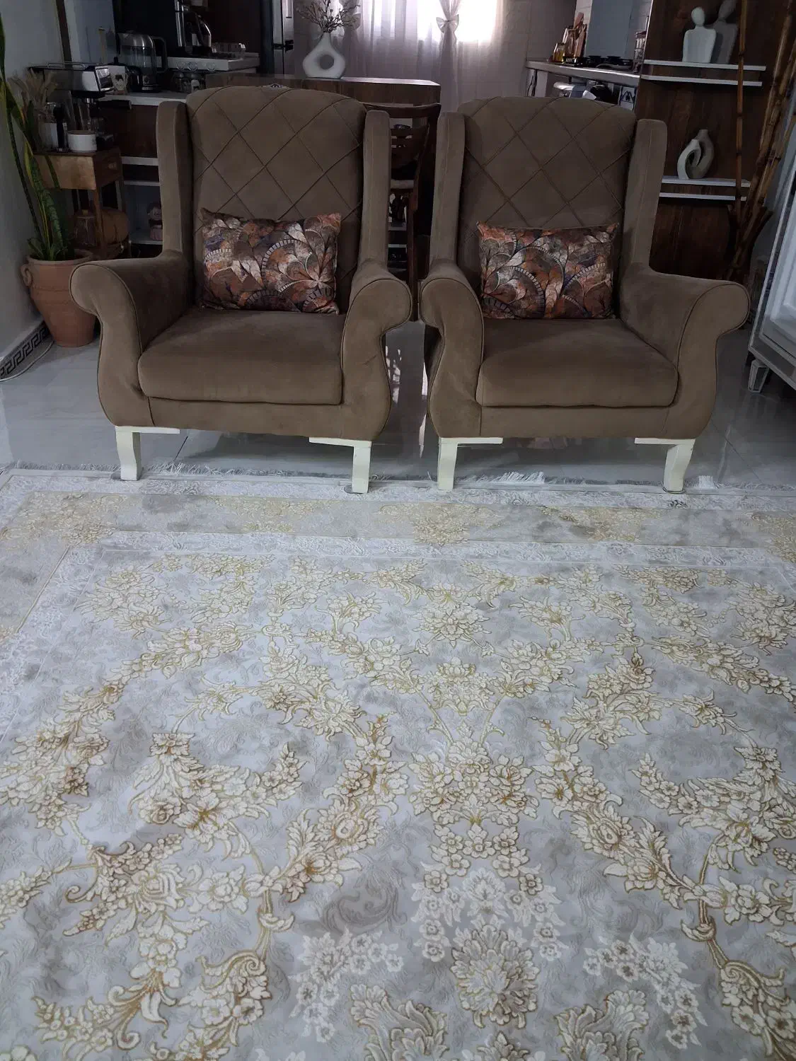 مبل ۷ نفره کف فوم سرد|مبلمان خانگی و میز عسلی|بهارستان, |دیوار