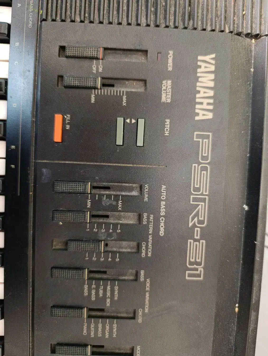 ارگ یاماها psr31|پیانو، کیبورد، آکاردئون|برازجان, |دیوار