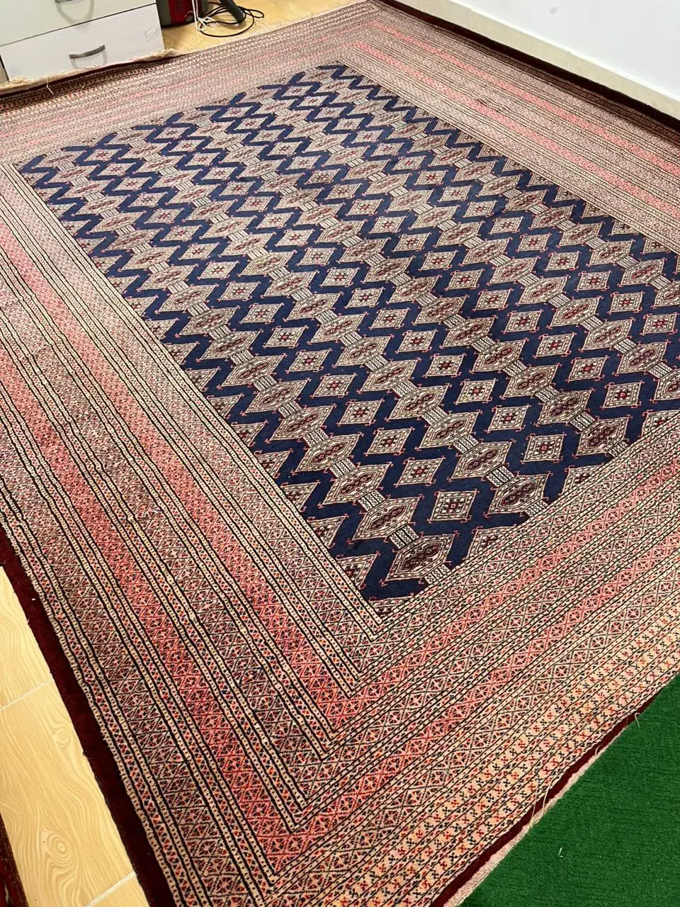 فرش دستبافت ترکمنی قدیمی|فرش|مینودشت, |دیوار