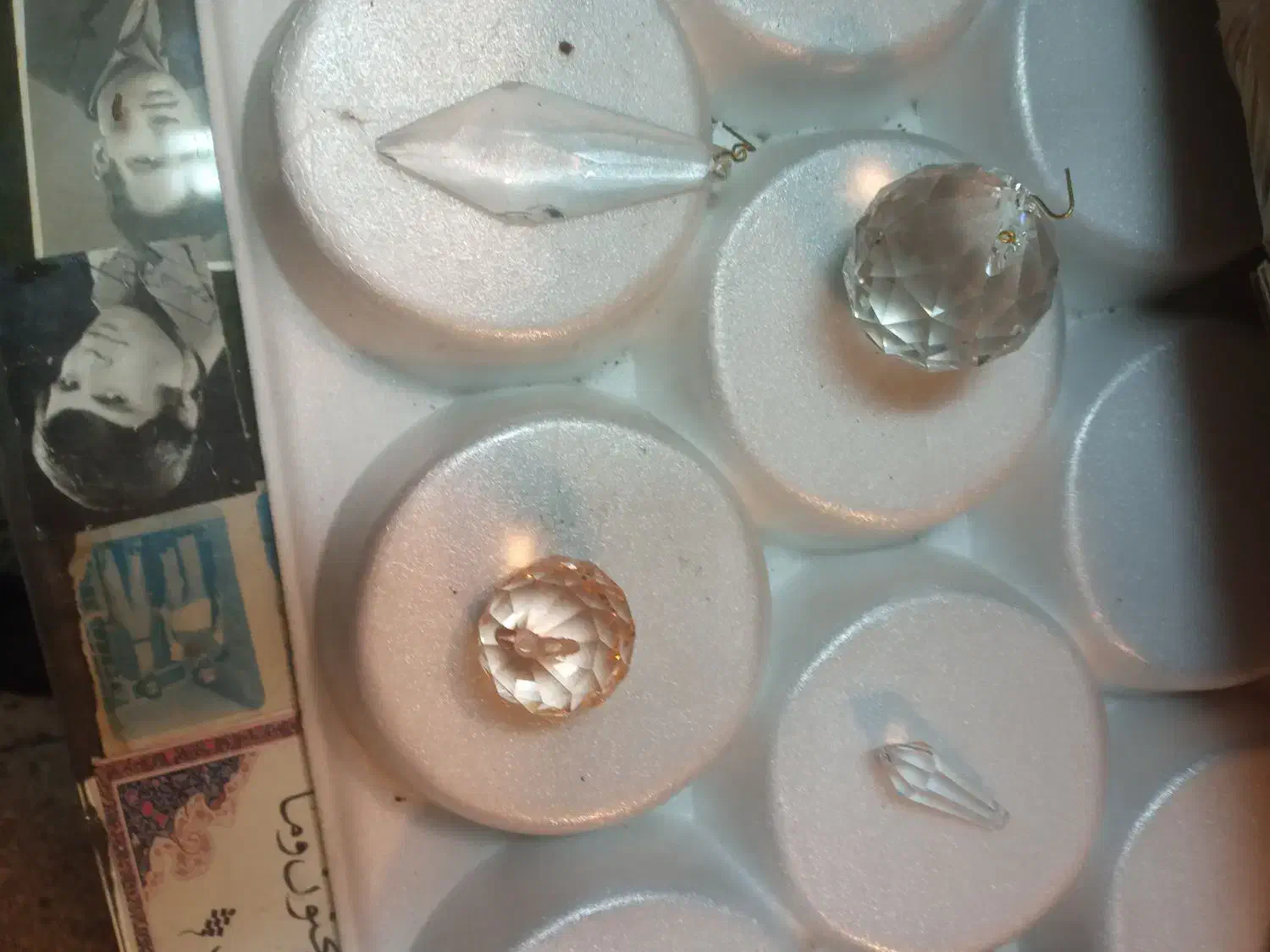 فروش تعداد محدودی دونه کریستال ترک|لوستر و چراغ آویز|گنبد کاووس, |دیوار