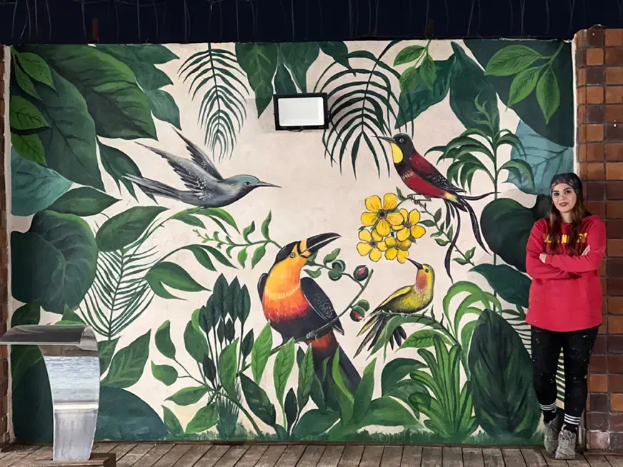 نقاشی ساختمان و اجرای هر طرحی|خدمات پیشه و مهارت|ماسال, |دیوار