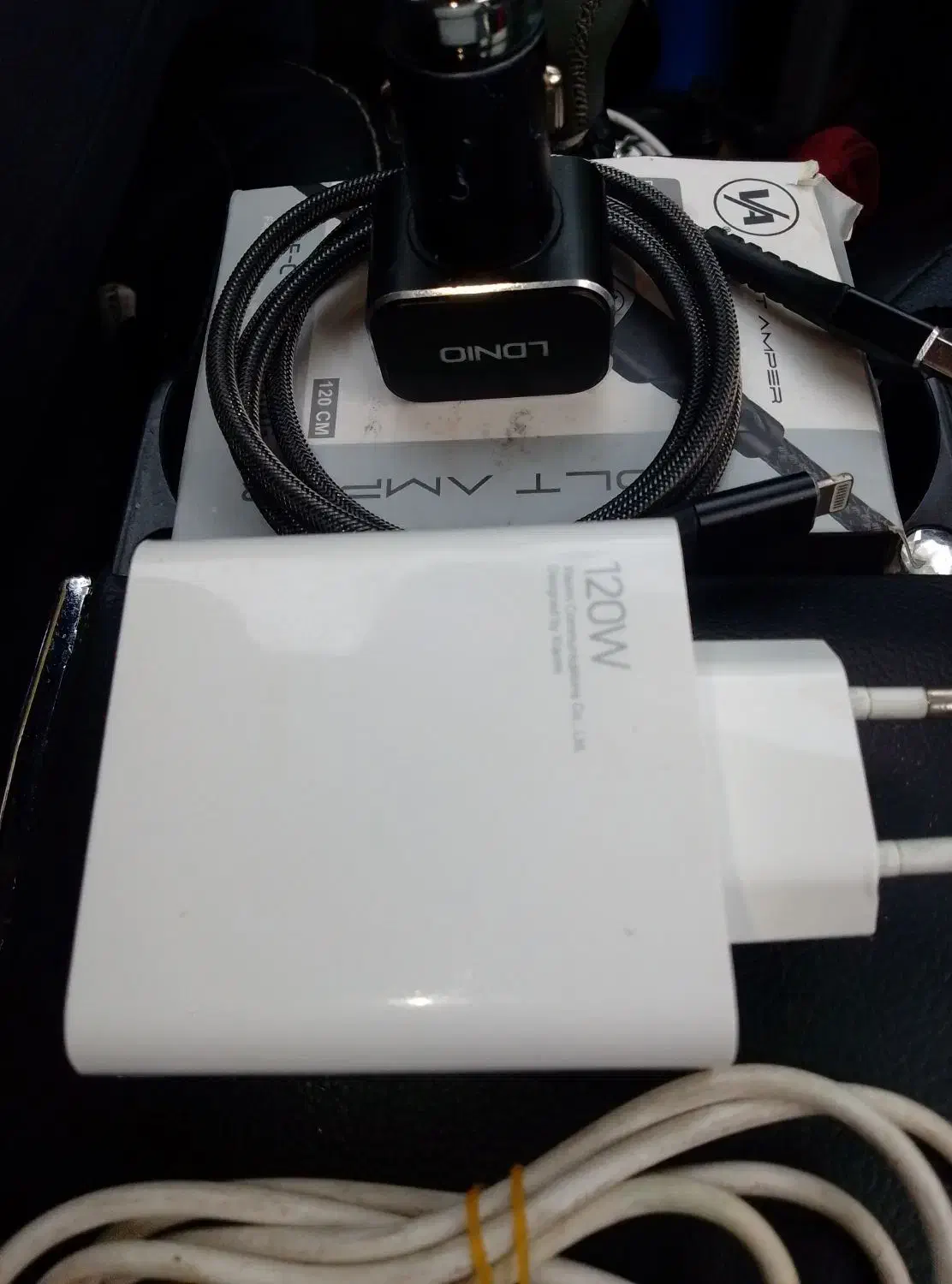 شارزر گوشی شیاعومی با کابل اصلی ۱۲۰ وات کابل اپل|لوازم جانبی موبایل و تبلت|قزوین, |دیوار