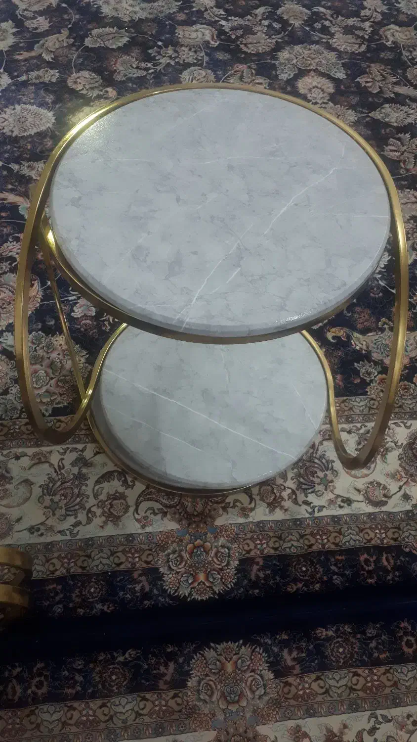 میز جلو مبلی گرد|مبلمان خانگی و میز عسلی|باقرشهر, |دیوار