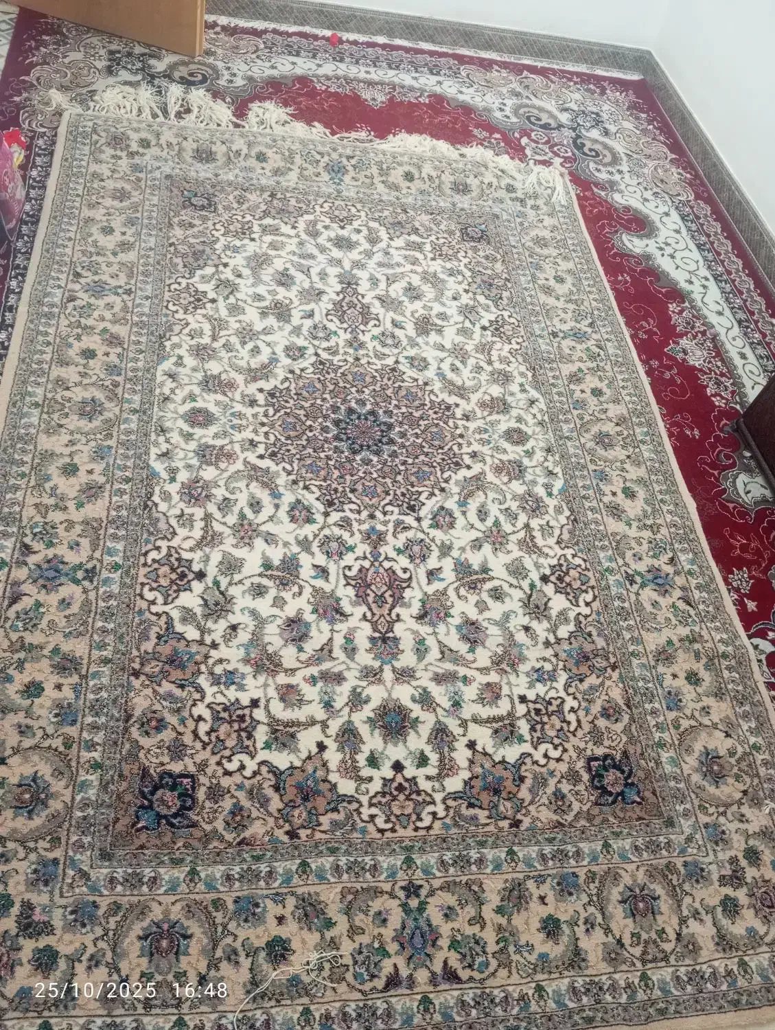 قالی دستباف|فرش|اصفهان, گورت|دیوار