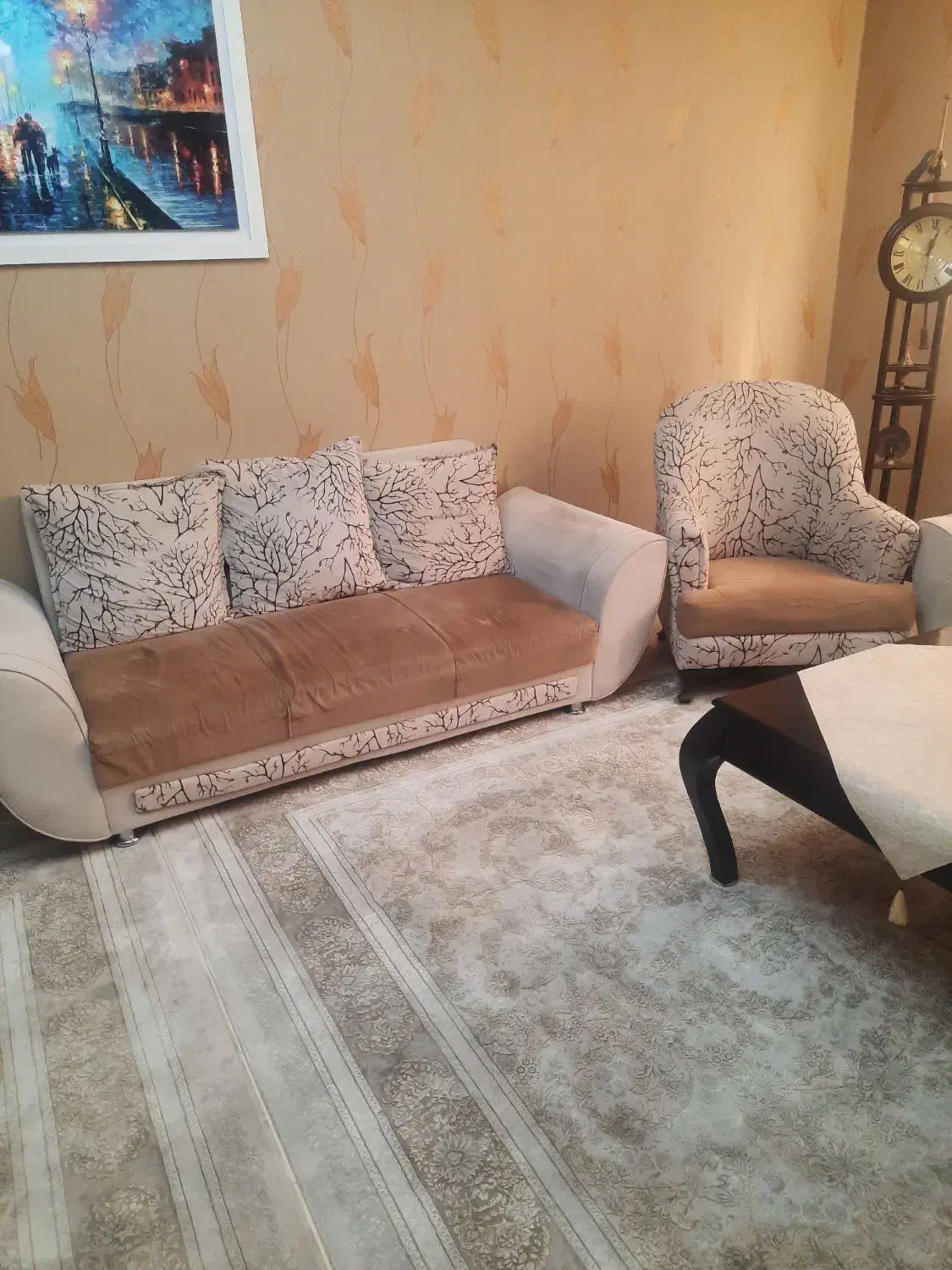 مبل ۱۰ نفره|مبلمان خانگی و میز عسلی|شیراز, شهرک سراج|دیوار