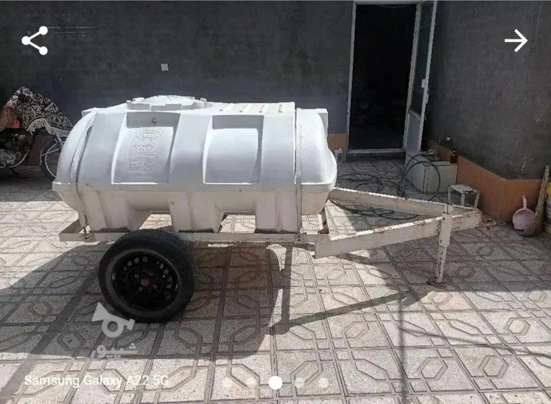 تانکرسمپاش تانکرآب ۱۰۰۰لیتری|ماشین‌آلات صنعتی|بردسکن, |دیوار