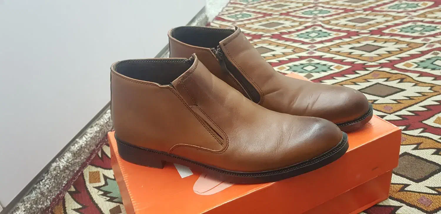 نیم بوت رنگ قهوه ایی سایز ۴۲|کیف، کفش، کمربند|ارومیه, |دیوار