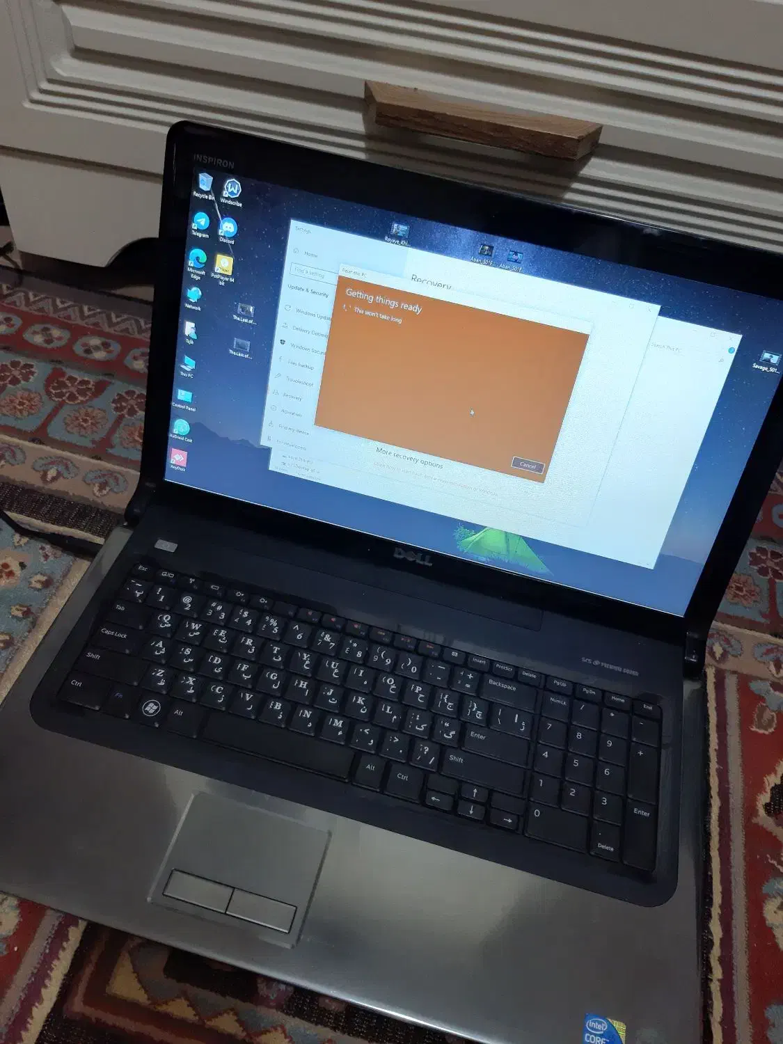 لپتاپ dell inspiron|رایانه همراه|مشهد, دانشجو|دیوار