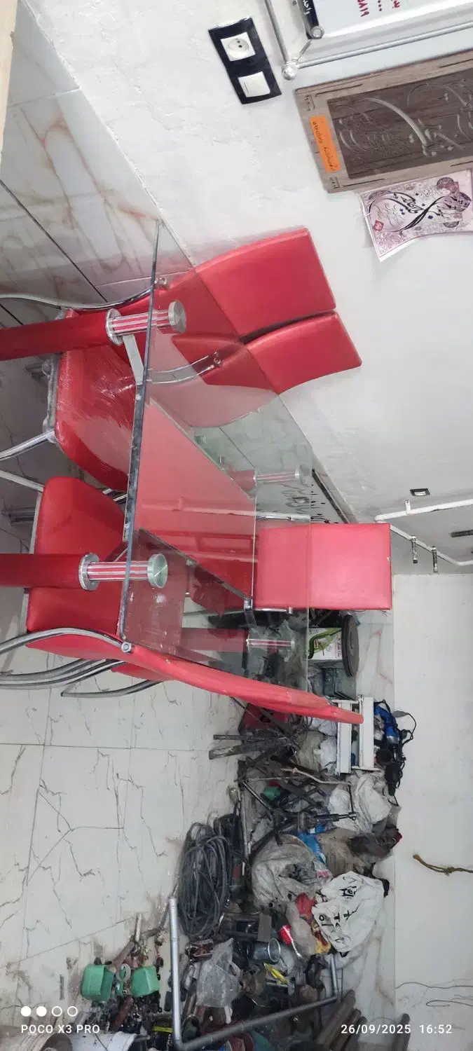 میز نهارخوری ۶ نفره فروشی|میز و صندلی غذاخوری|تایباد, |دیوار