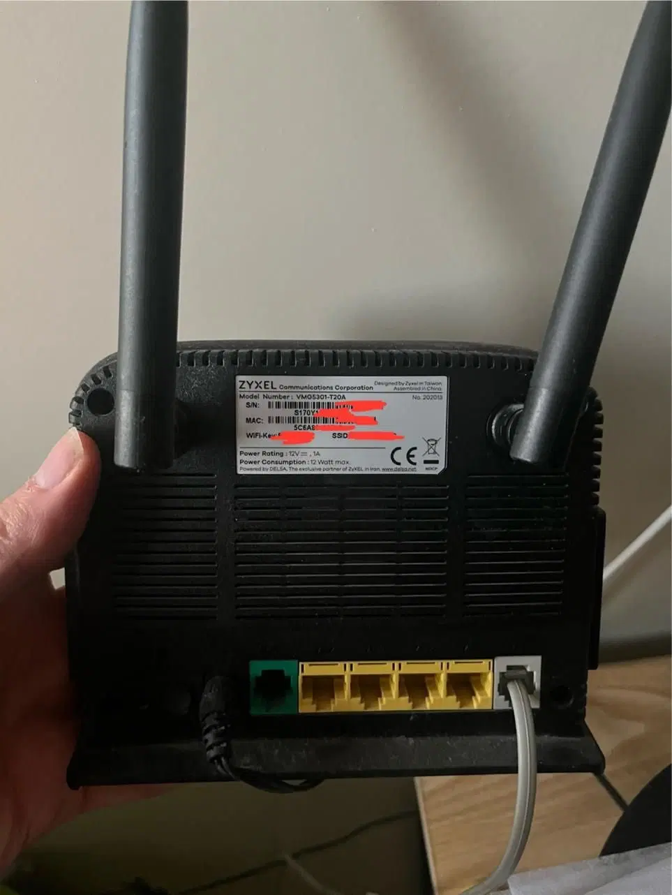مودم روتر بی سیم VDSL/ADSL زایکسل مدل VMG5301-T20A|مودم و تجهیزات شبکه|تهران, جنتآباد مرکزی|دیوار