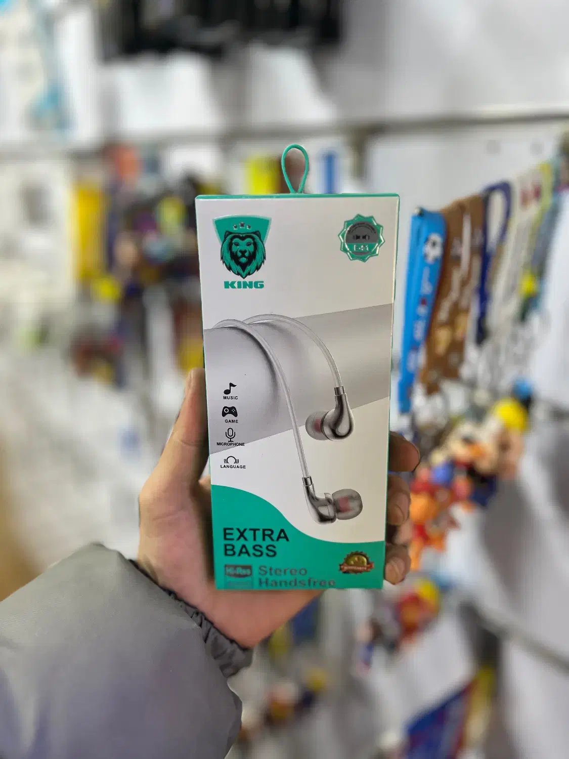 هندزفری سیمی اصلی KING|لوازم جانبی موبایل و تبلت|قم, زنبیل آباد|دیوار