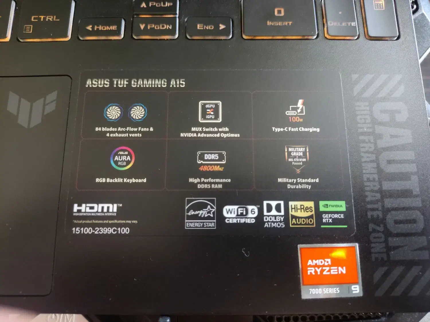 لبتاب گیمینگ  a15.R9.4070 TUF|رایانه همراه|مشهد, شهید قربانی|دیوار