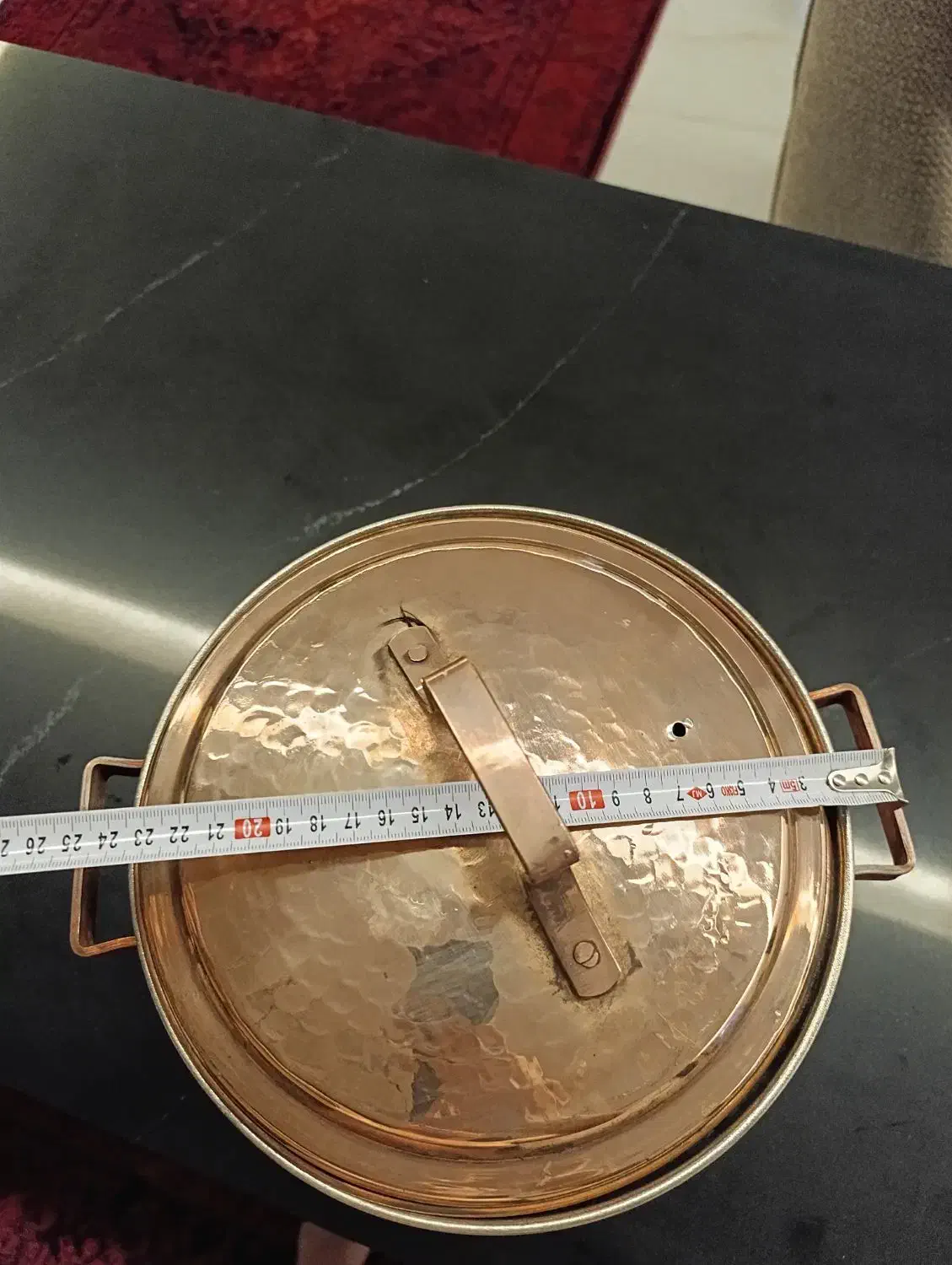 قابلمه مسی|ظروف پخت‌وپز|کرج, کلاک پایین|دیوار