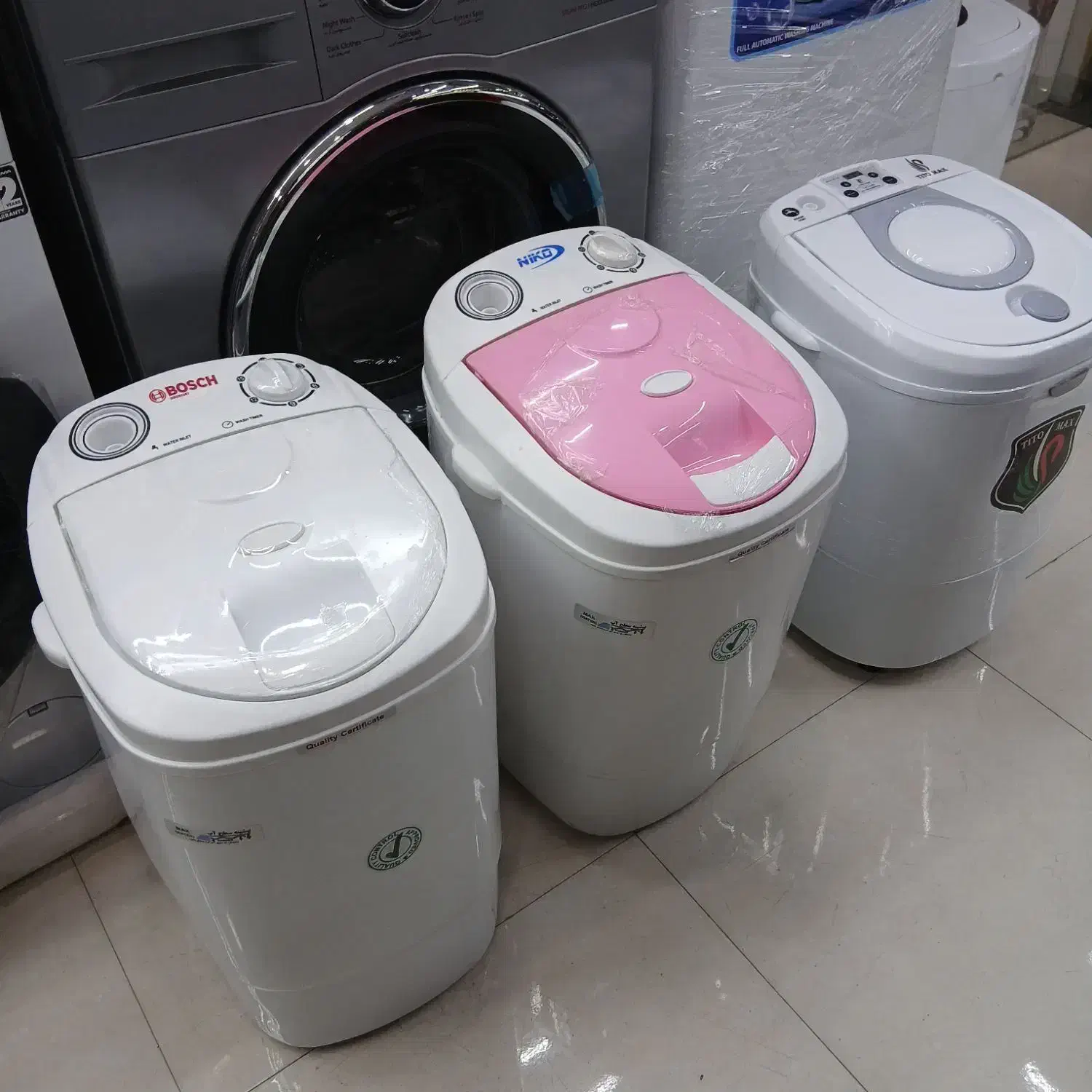 لباسشویی3.5کیلومینی واش ناسیونال کهنه شور گارانتی|ماشین لباسشویی و خشککن لباس|مشهد, طلاب|دیوار