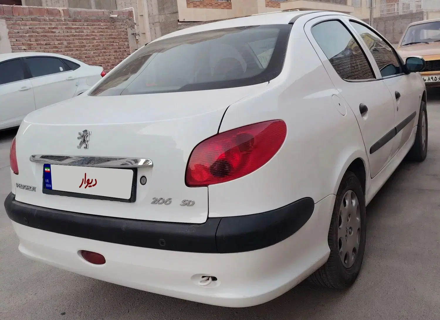 206 SD سفید|خودرو سواری و وانت|کرمان, |دیوار