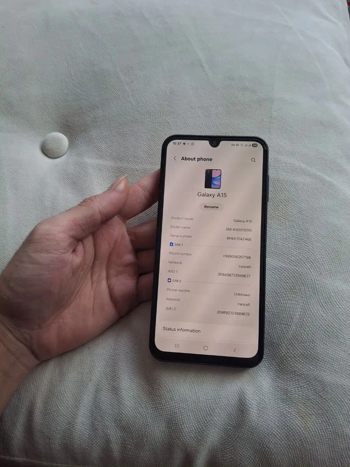 سامسونگ‌ A15 حافظه 128 رام 6|موبایل|بندر ترکمن, |دیوار